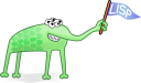 Lisp alien logo by Conrad Barski